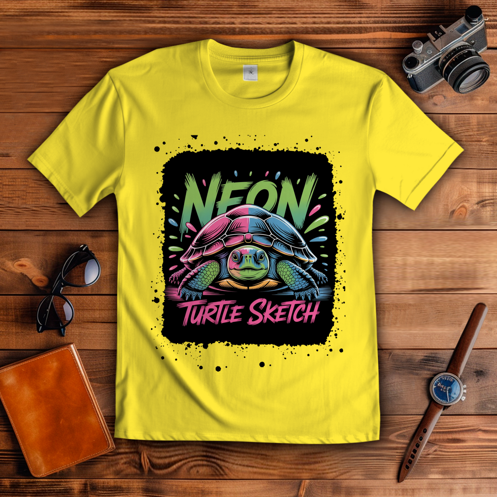 NEON TURTLE ( DTF / Vorne )