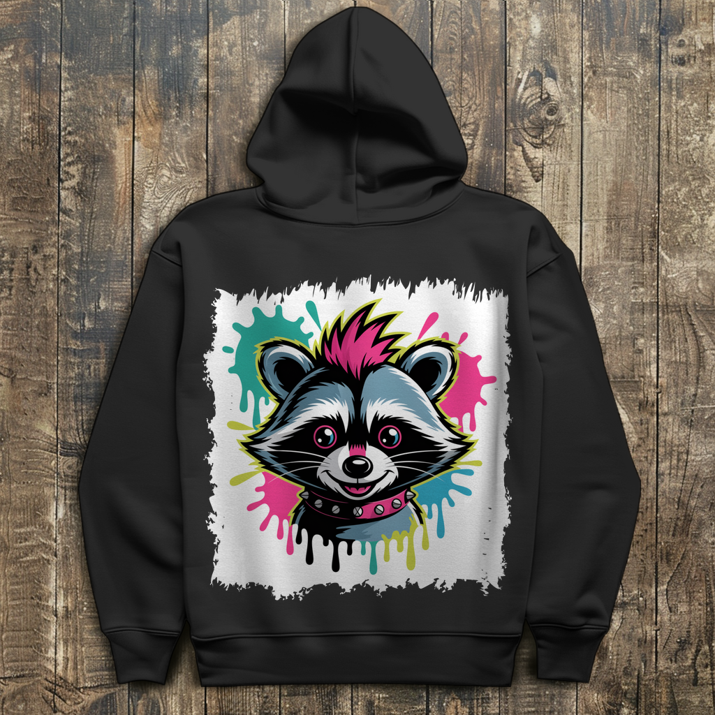 Punker Waschbär