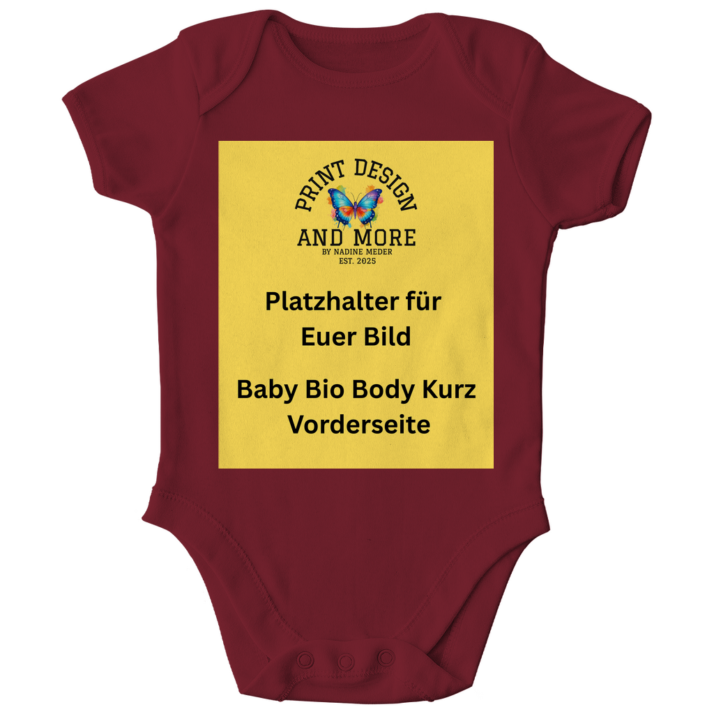 Baby Bio Body Kurz Vorderseite DTF