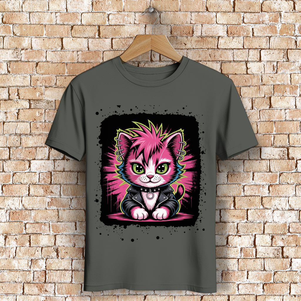 PUNK-CAT ( DTF / Vorne )