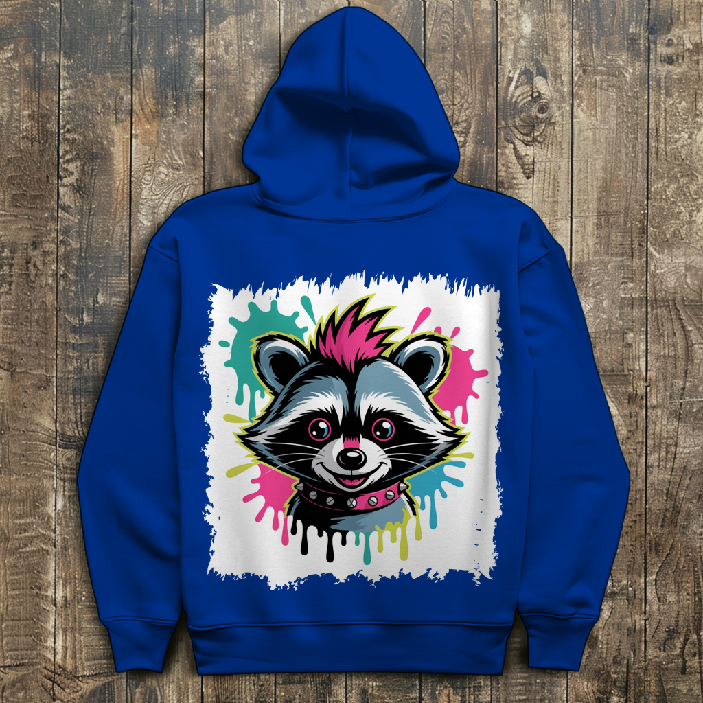 Punker Waschbär