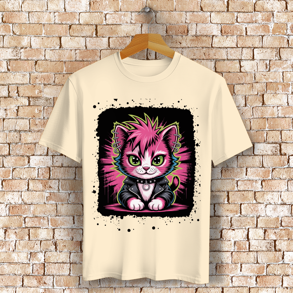 PUNK-CAT ( DTF / Vorne )