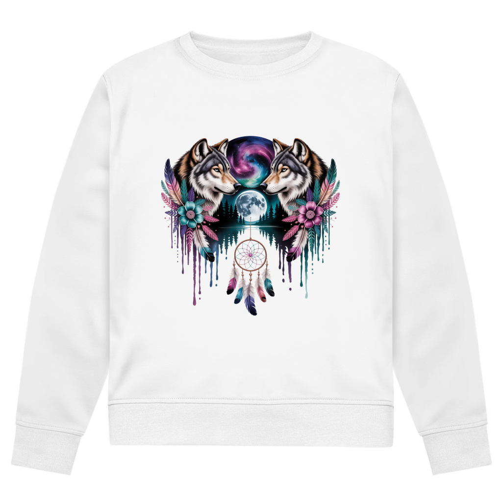 Wolf mit Traumfänger