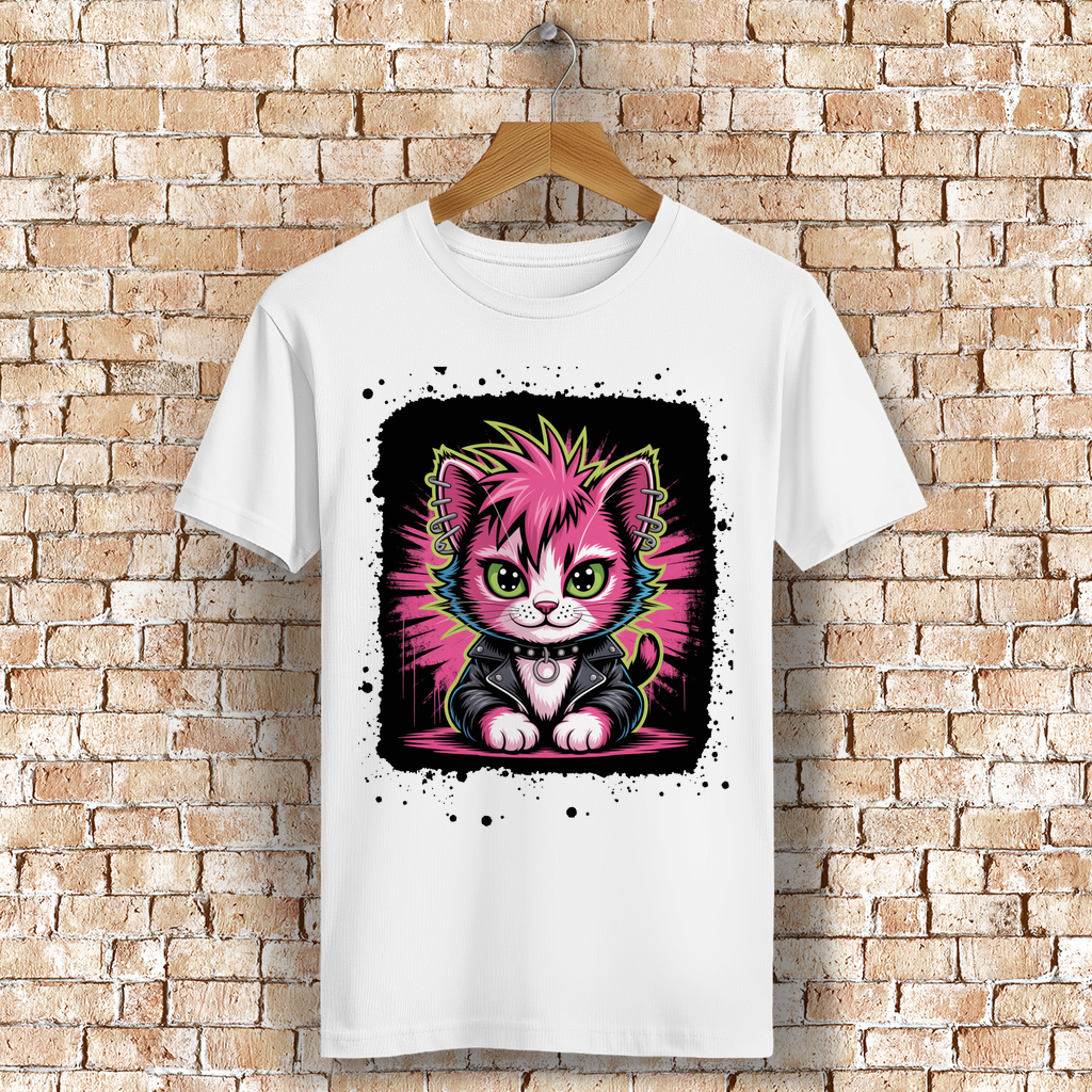PUNK-CAT ( DTF / Vorne )