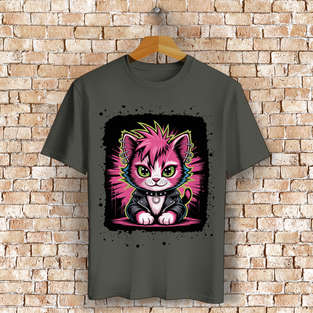 PUNK-CAT ( DTF / Vorne )