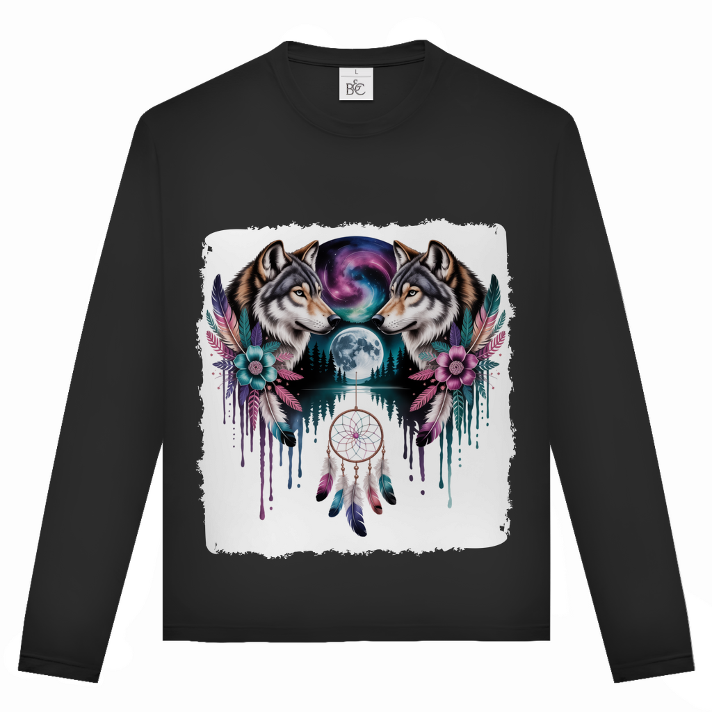 Wolf mit Traumfänger