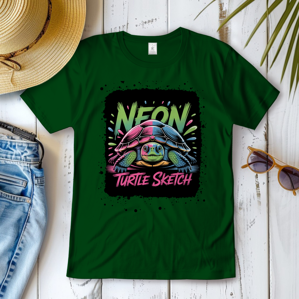 NEON TURTLE ( DTF / Vorne )