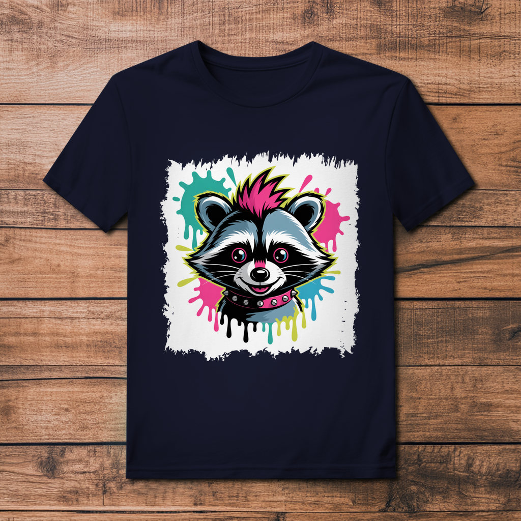 Punker Waschbär