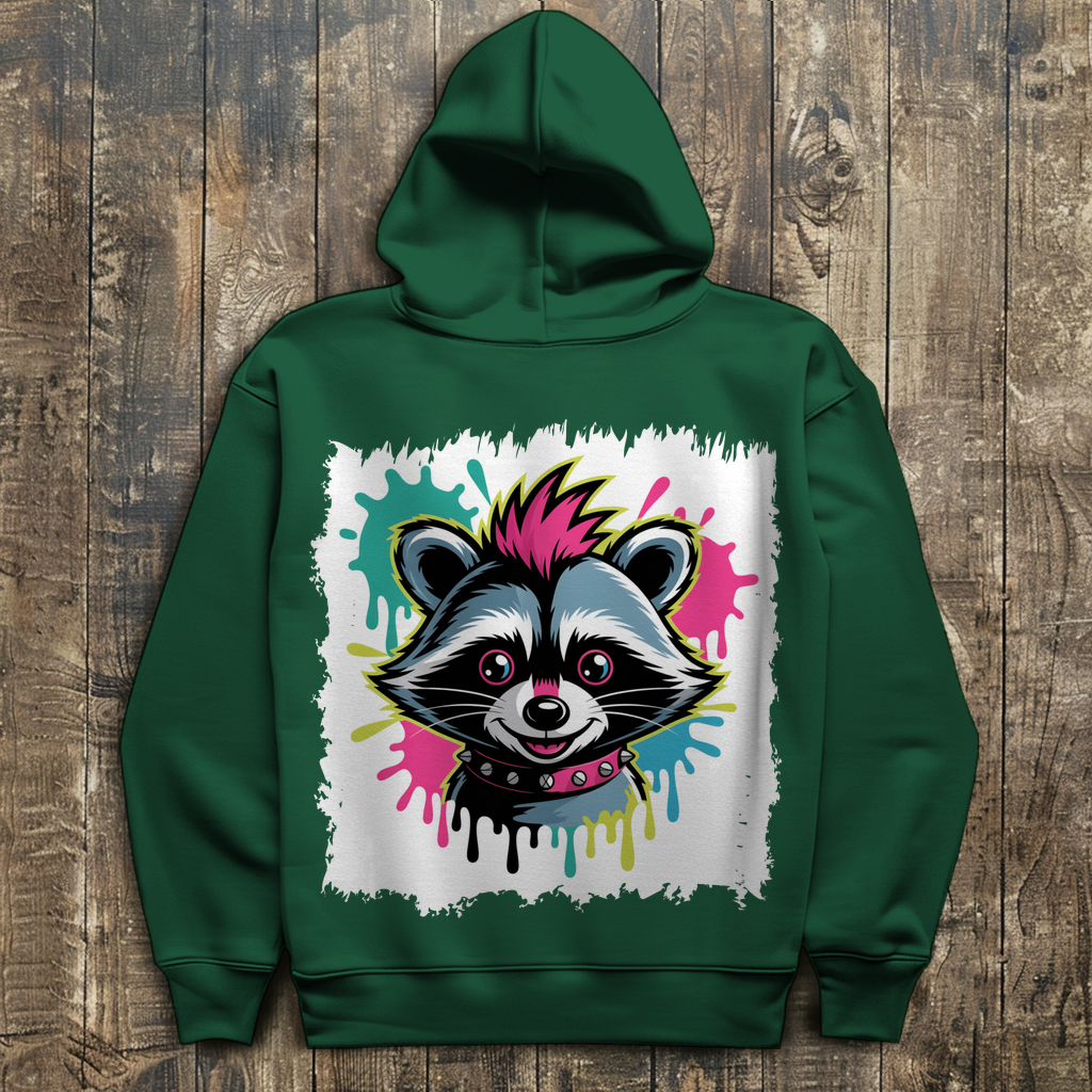 Punker Waschbär