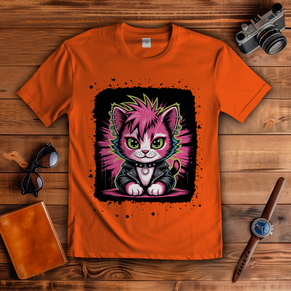 PUNK-CAT ( DTF / Vorne )