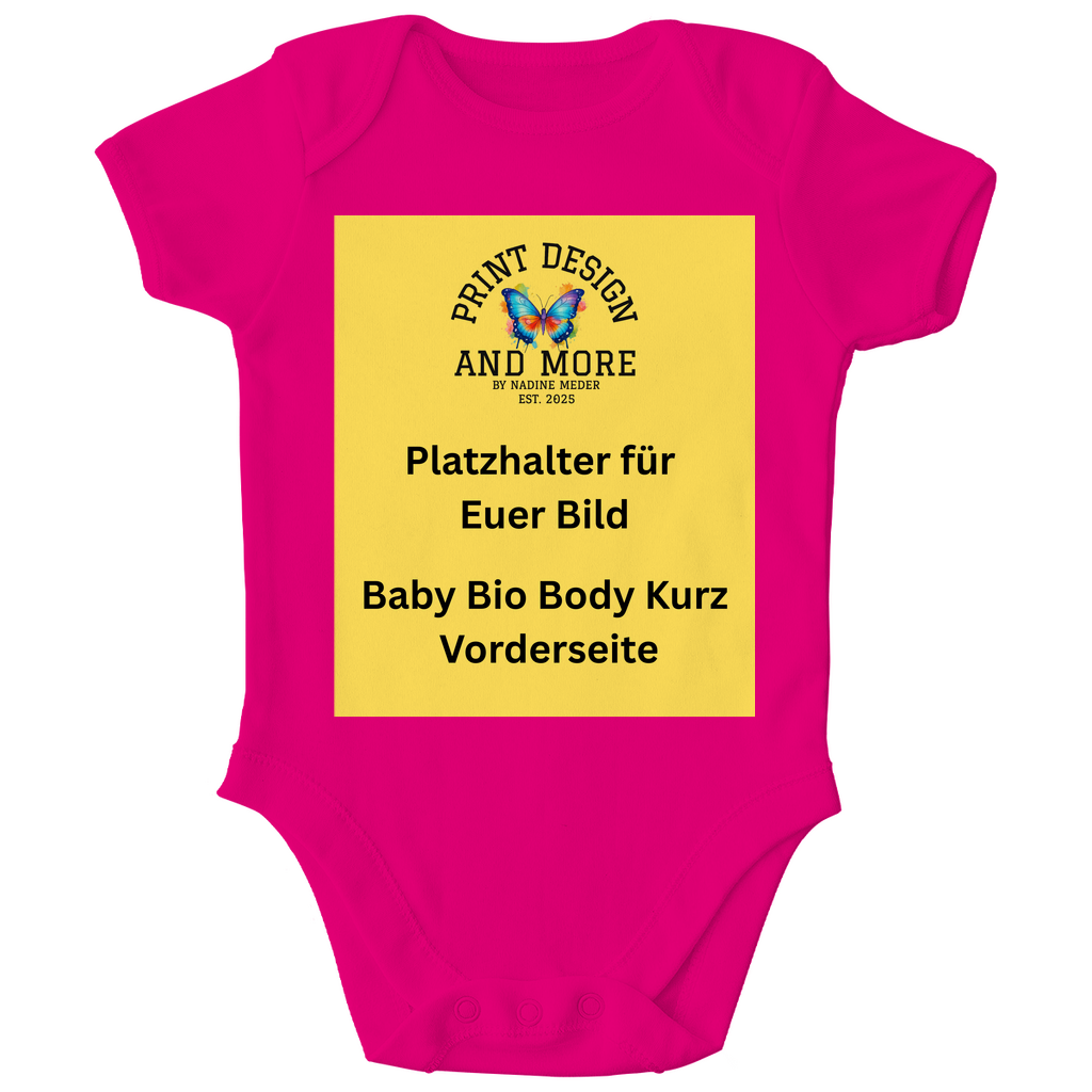 Baby Bio Body Kurz Vorderseite DTF