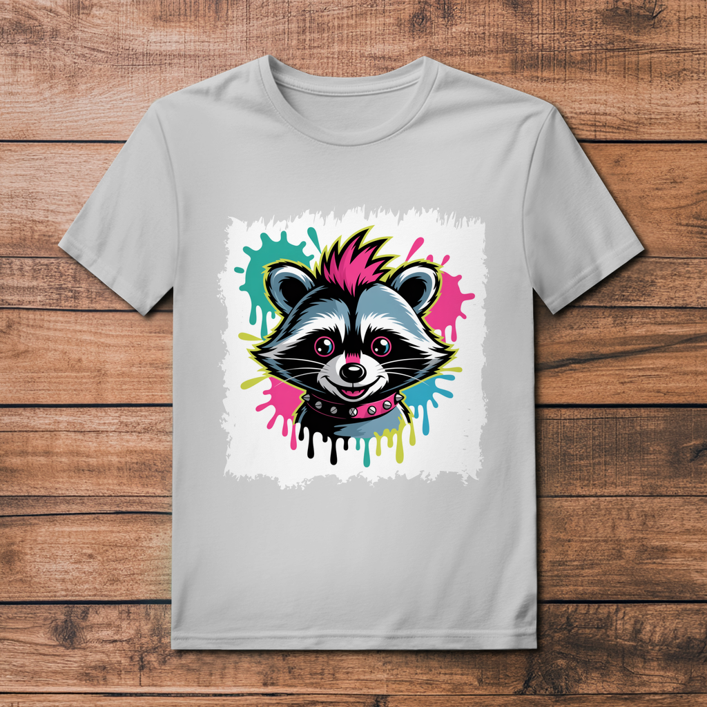 Punker Waschbär