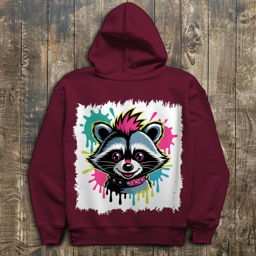 Punker Waschbär