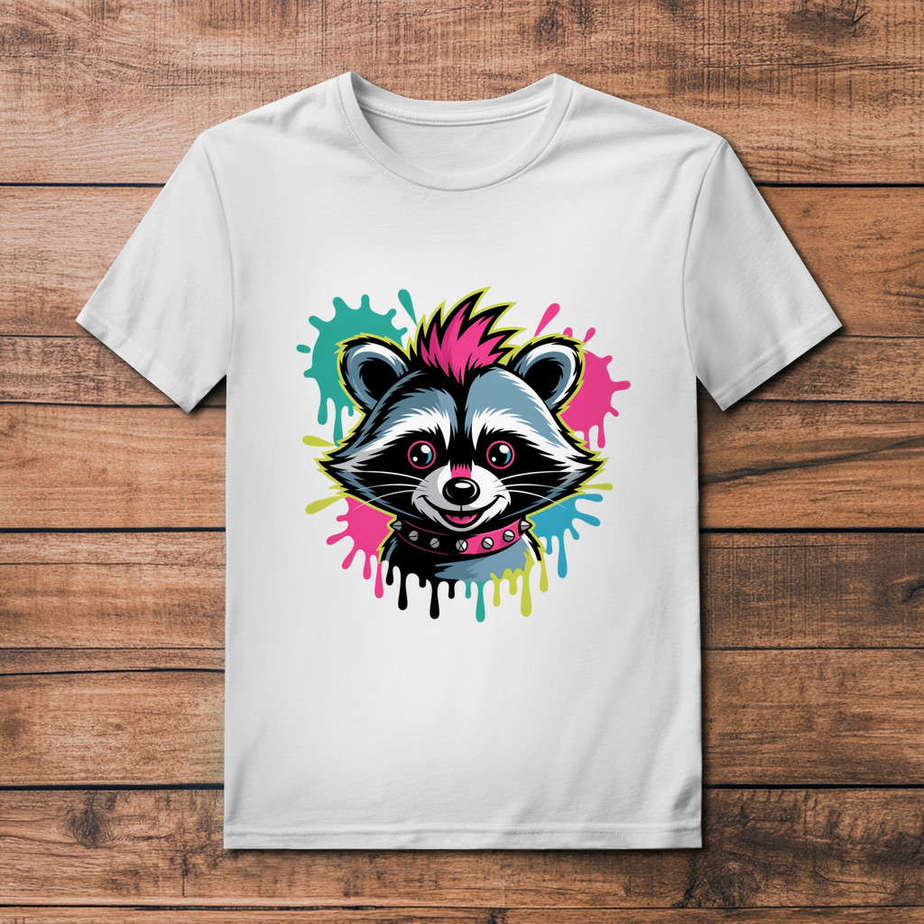 Punker Waschbär