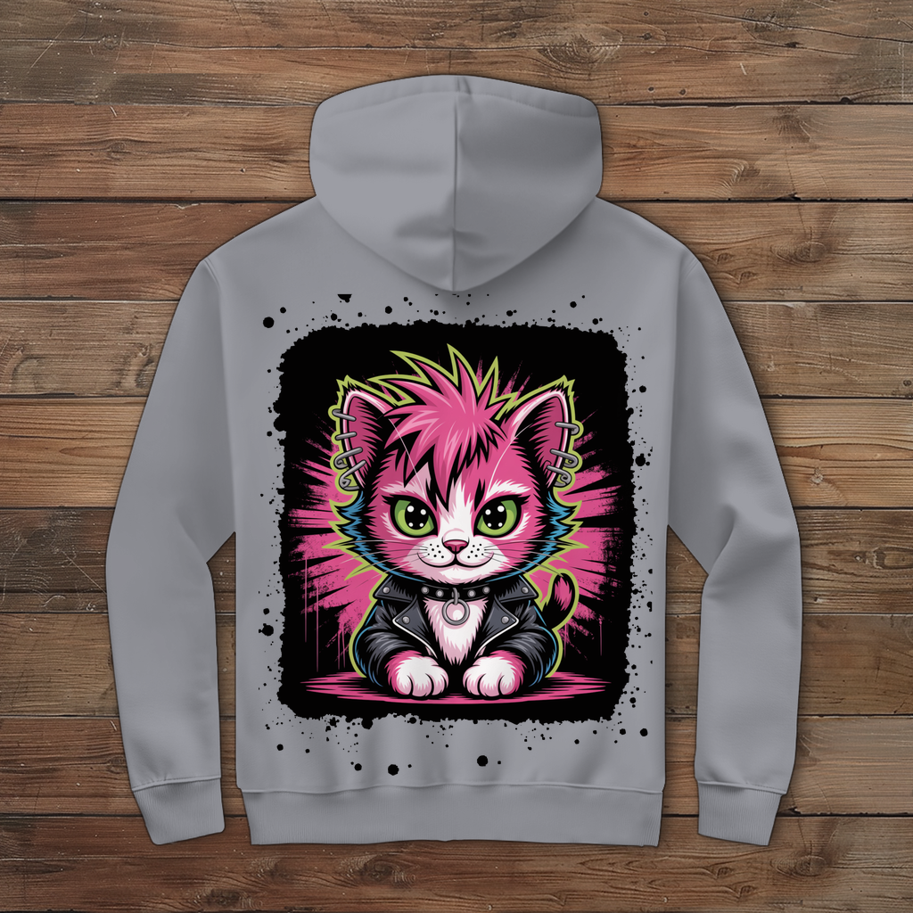 PUNK-CAT ( DTF / Hinten )