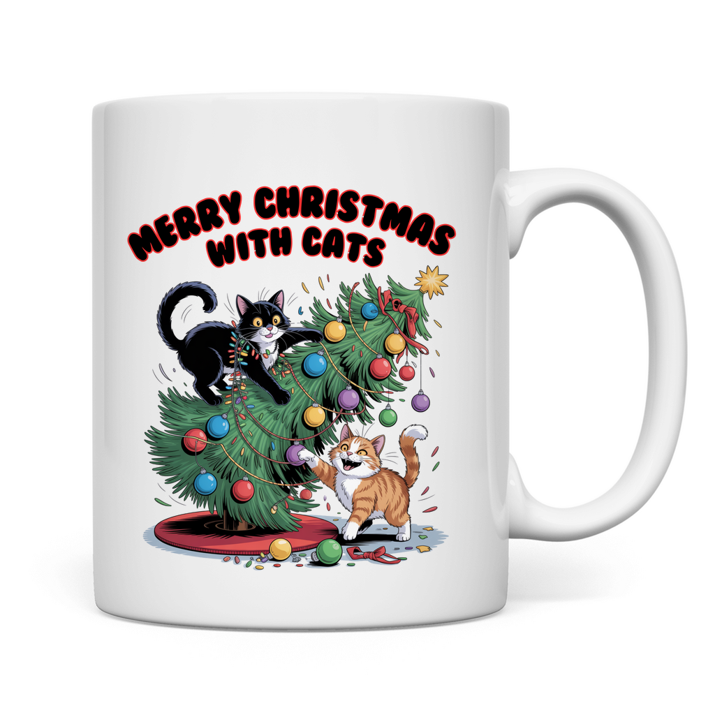 Merry Christmas with Cats