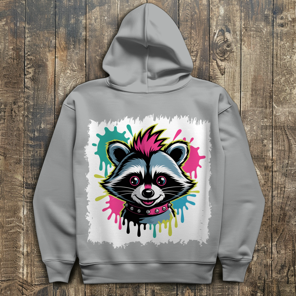 Punker Waschbär