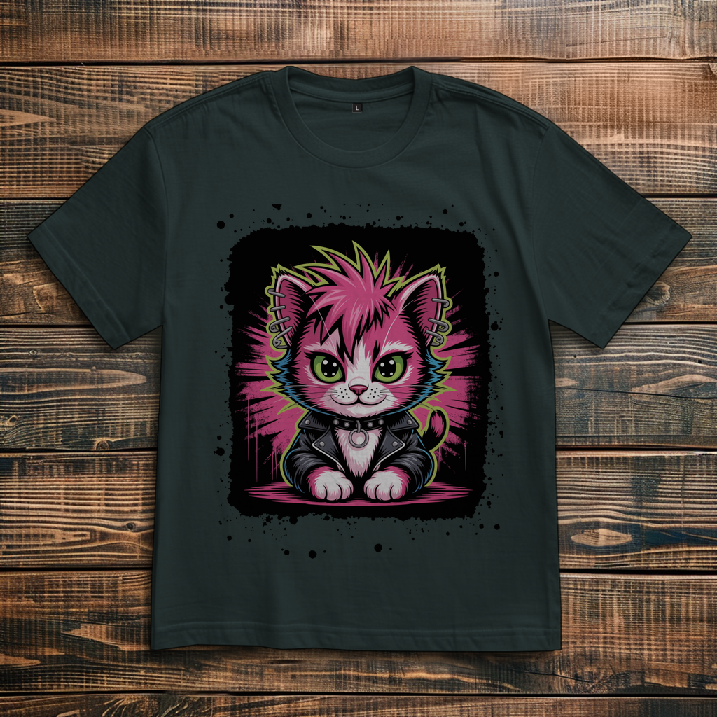 PUNK-CAT ( DTF / Vorne )
