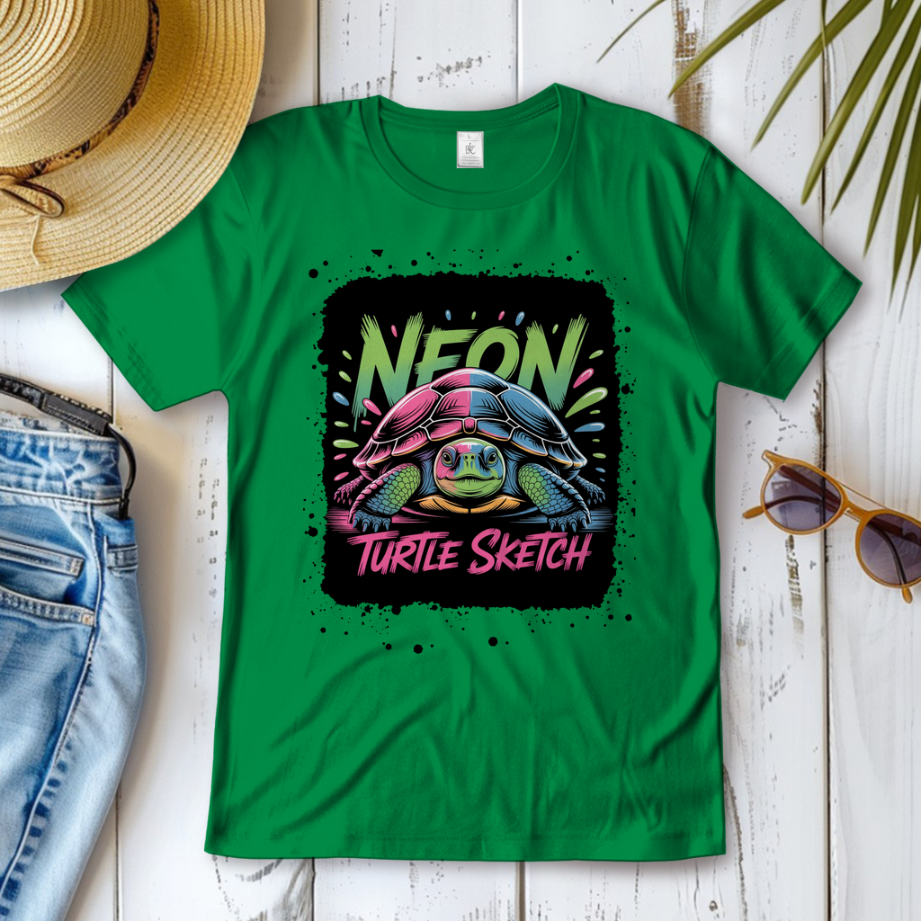 NEON TURTLE ( DTF / Vorne )