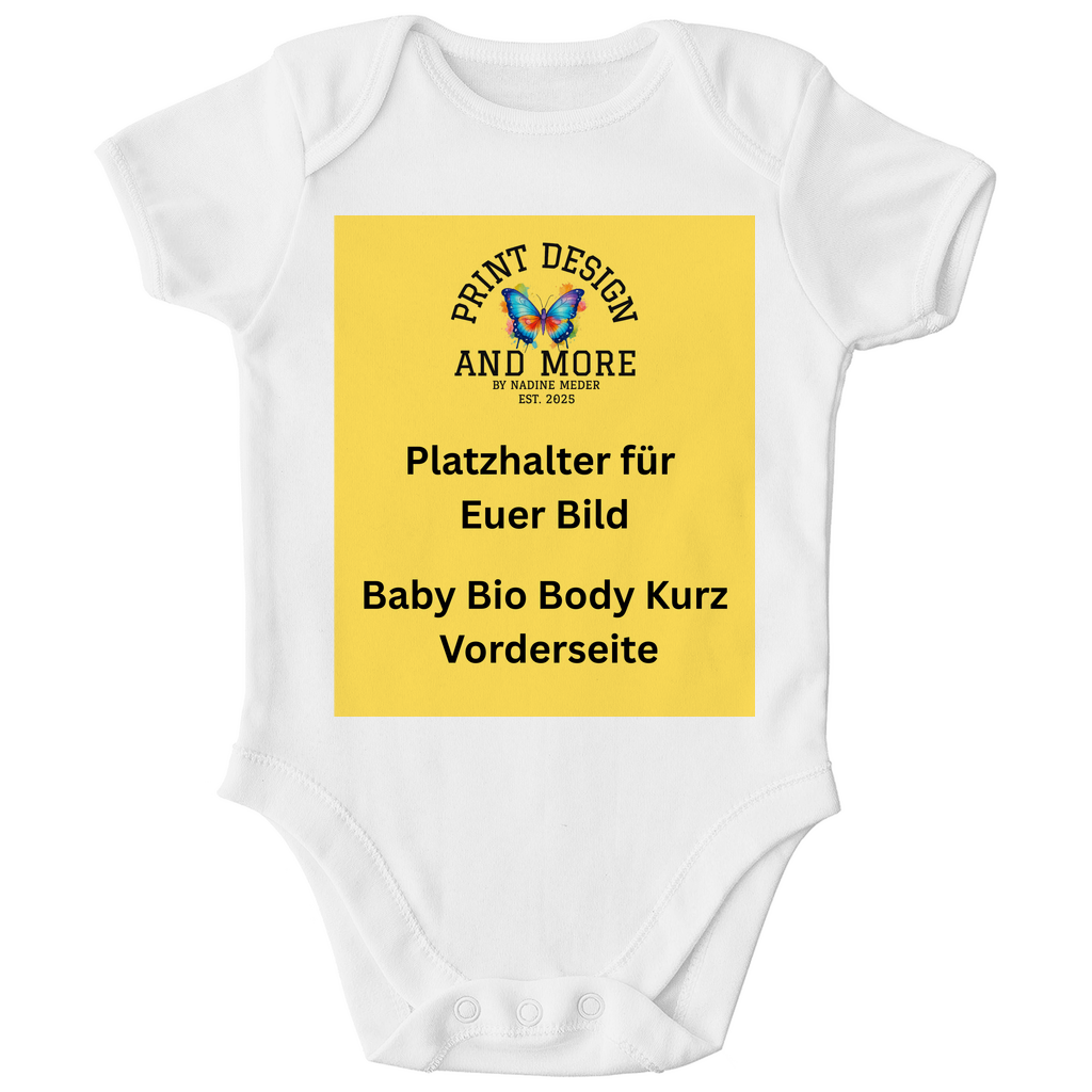 Baby Bio Body Kurz Vorderseite DTF