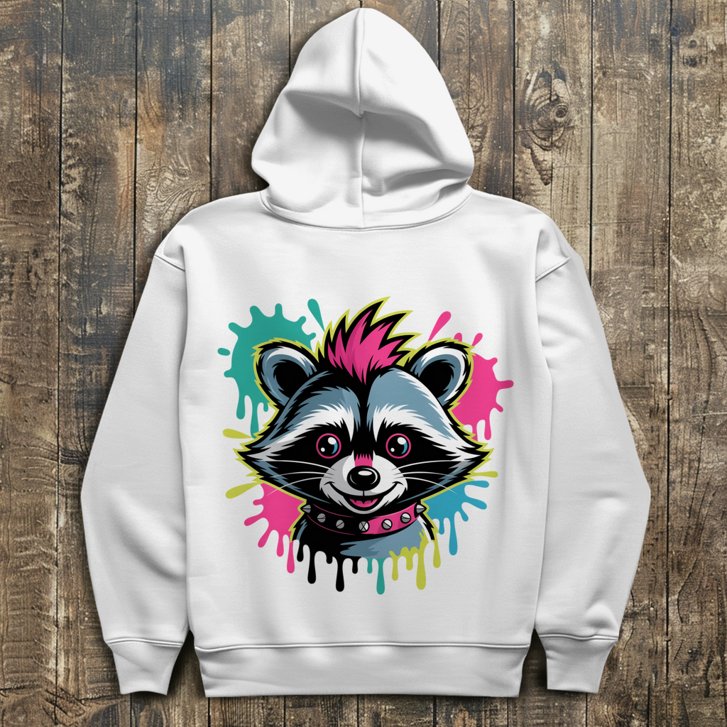 Punker Waschbär