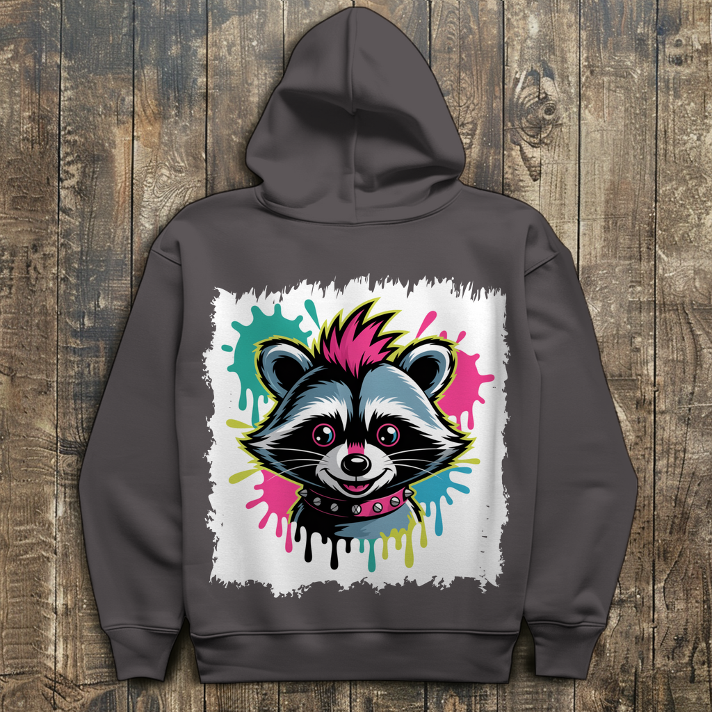 Punker Waschbär