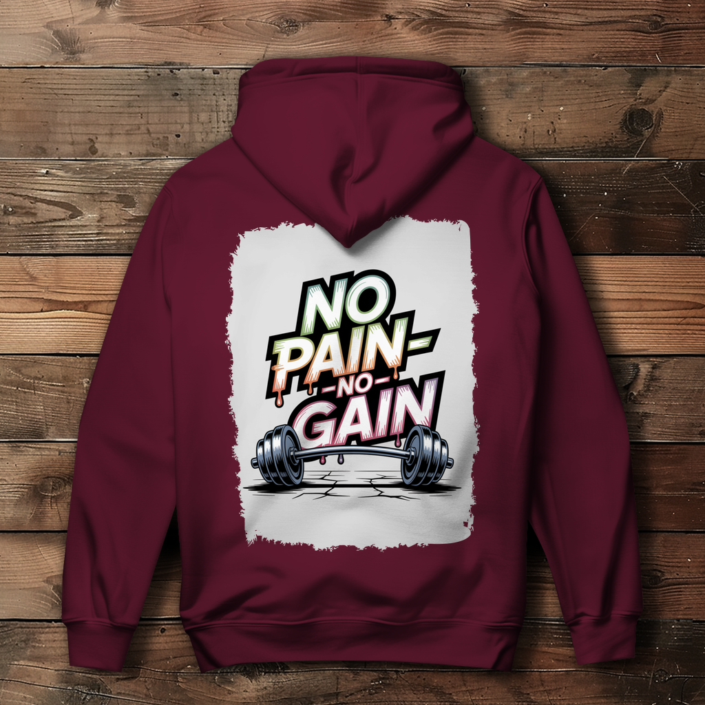 NO PAIN NO GAIN ( DTF / Hinten )