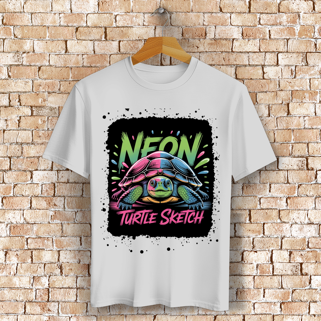 NEON TURTLE ( DTF / Vorne )