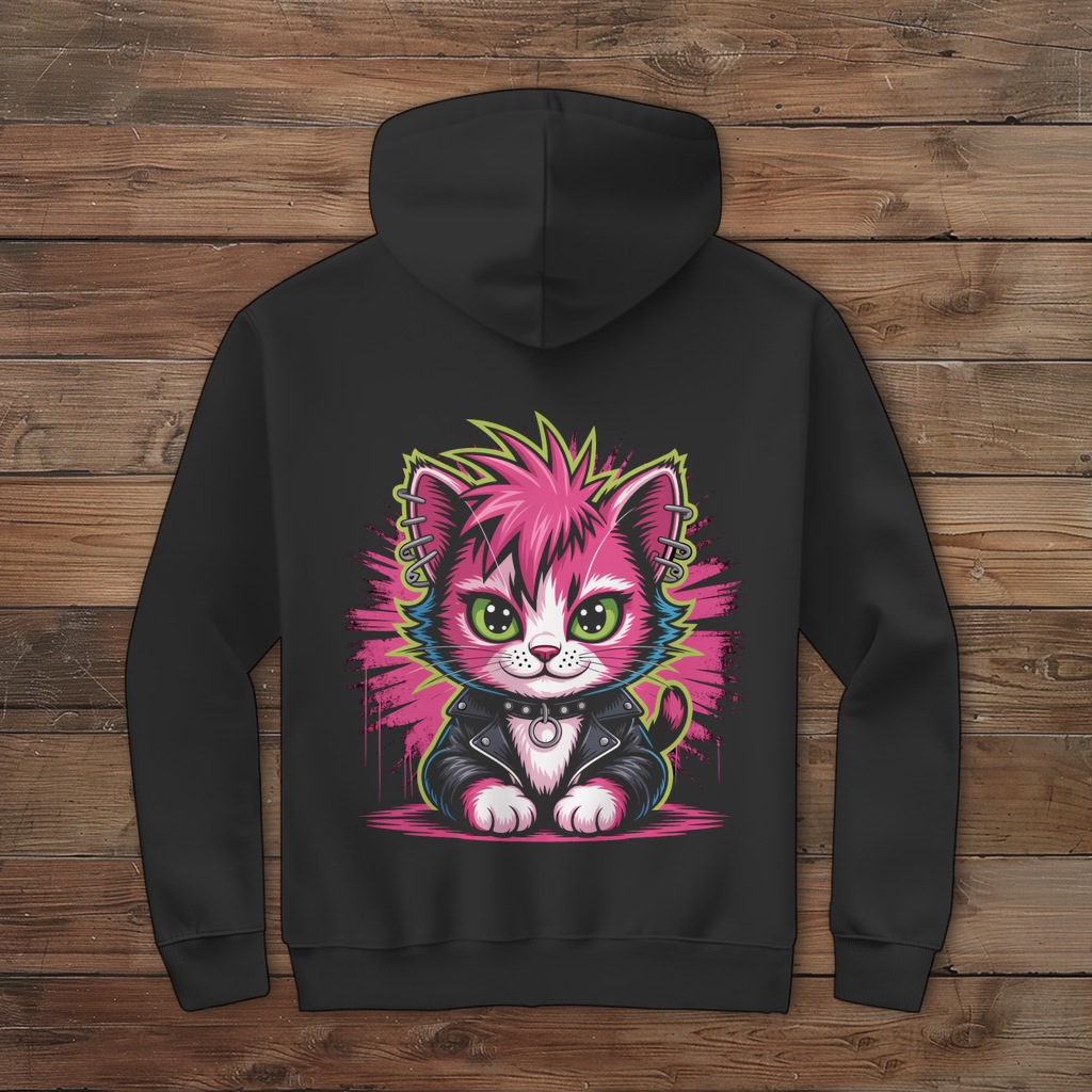 PUNK-CAT ( DTF / Hinten )