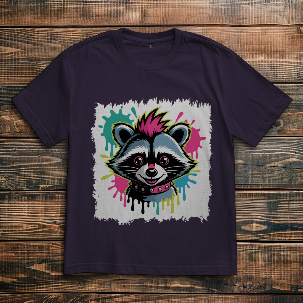 Punker Waschbär