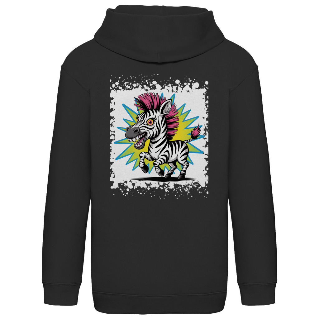 Verrücktes Zebra ( DTF / Hinten )