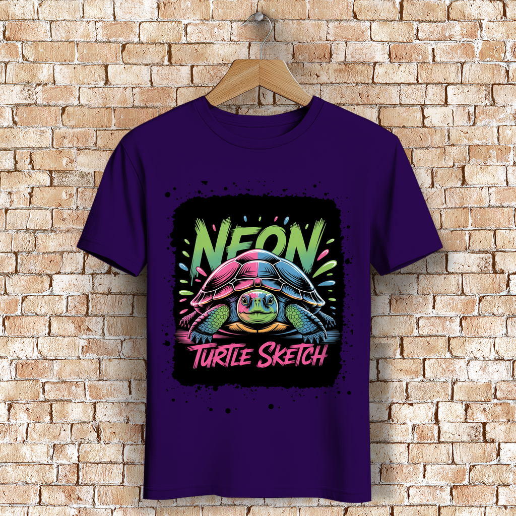NEON TURTLE ( DTF / Vorne )