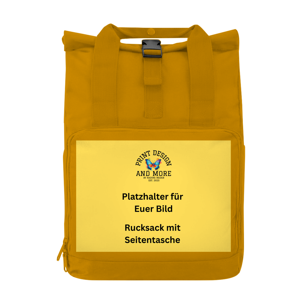 Rucksack mit Seitentasche
