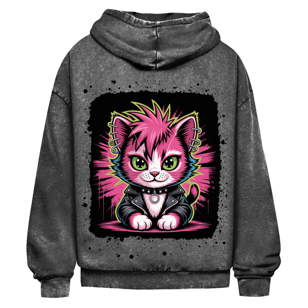 PUNK-CAT ( DTF / Hinten )