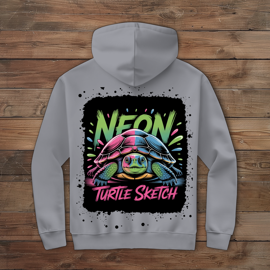 NEON TURTLE ( DTF / Hinten )