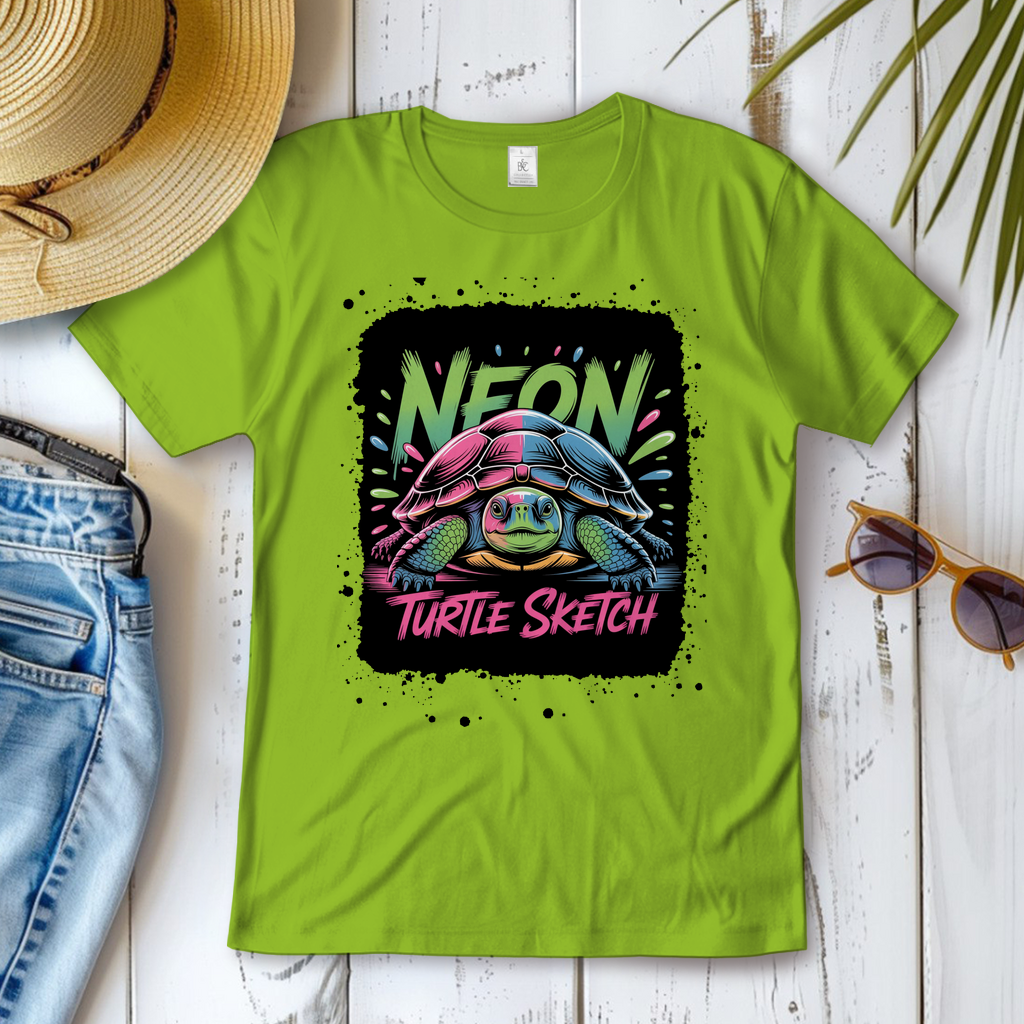 NEON TURTLE ( DTF / Vorne )