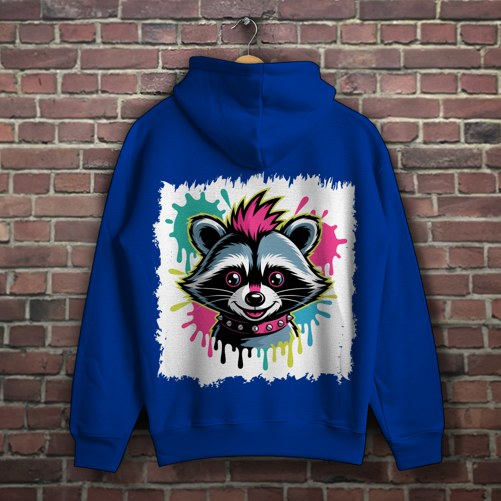 Punker Waschbär
