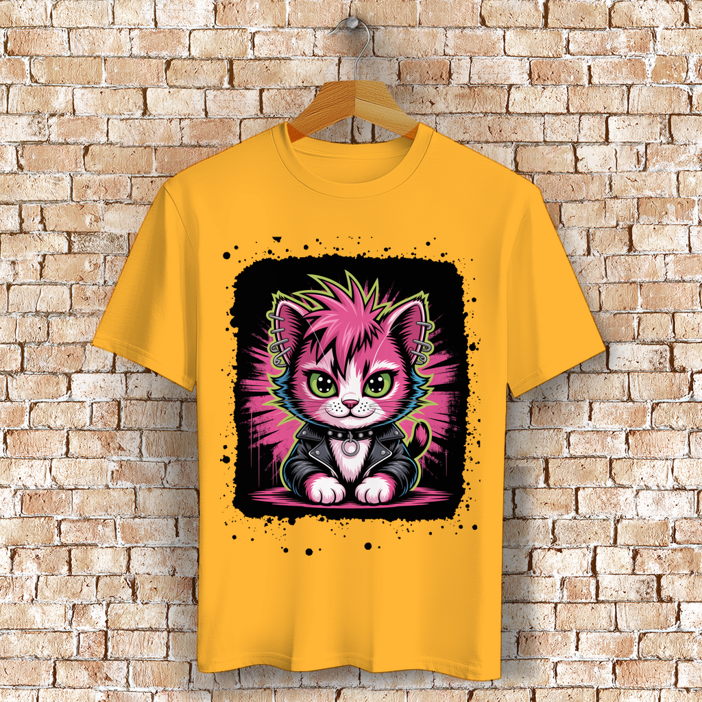 PUNK-CAT ( DTF / Vorne )
