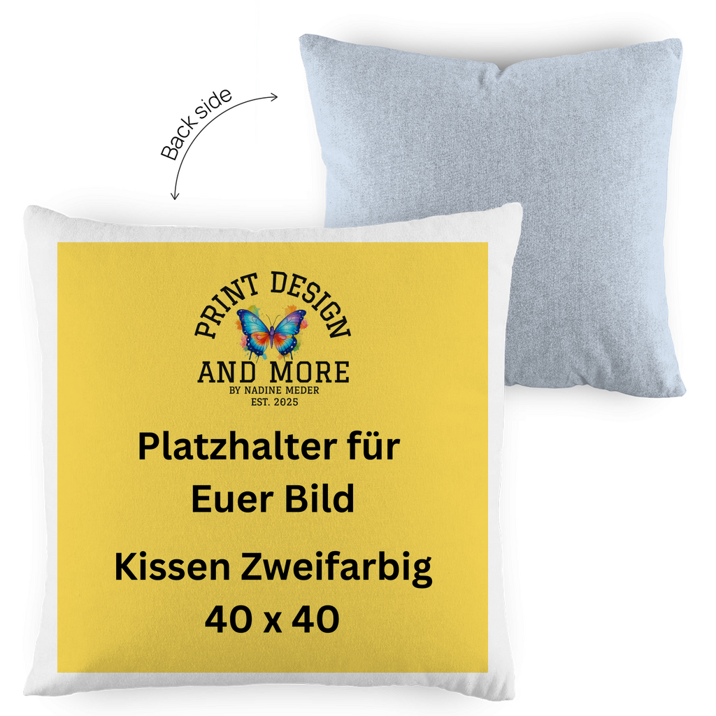 Kissen Zweifarbig 40 x 40
