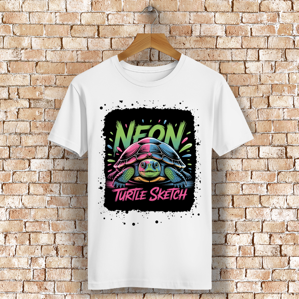 NEON TURTLE ( DTF / Vorne )