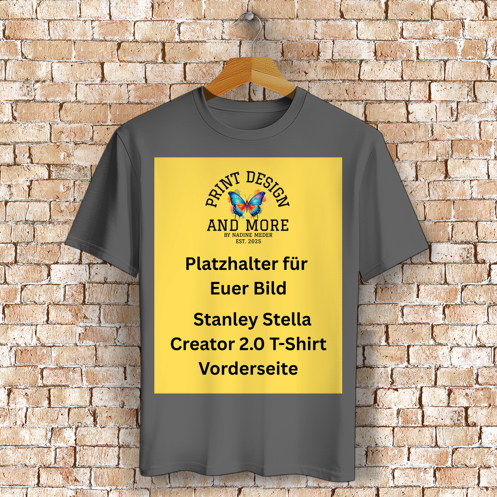 Stanley Stella Creator 2.0 T-Shirt Vorderseite Dunkle Farben DTF