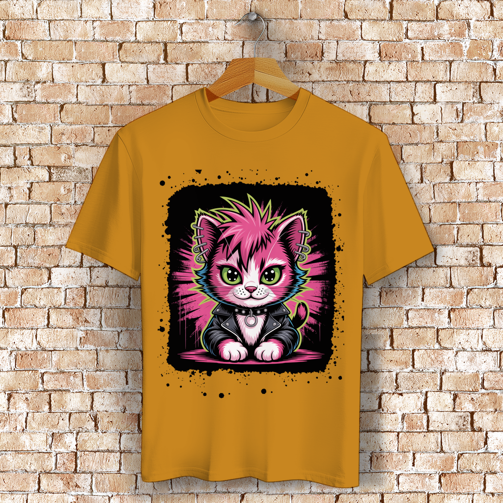 PUNK-CAT ( DTF / Vorne )