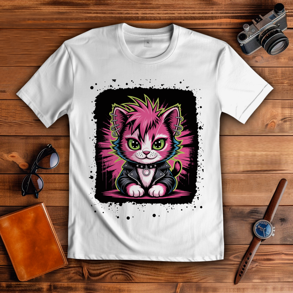 PUNK-CAT ( DTF / Vorne )
