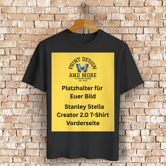Stanley Stella Creator 2.0 T-Shirt Vorderseite Dunkle Farben DTF