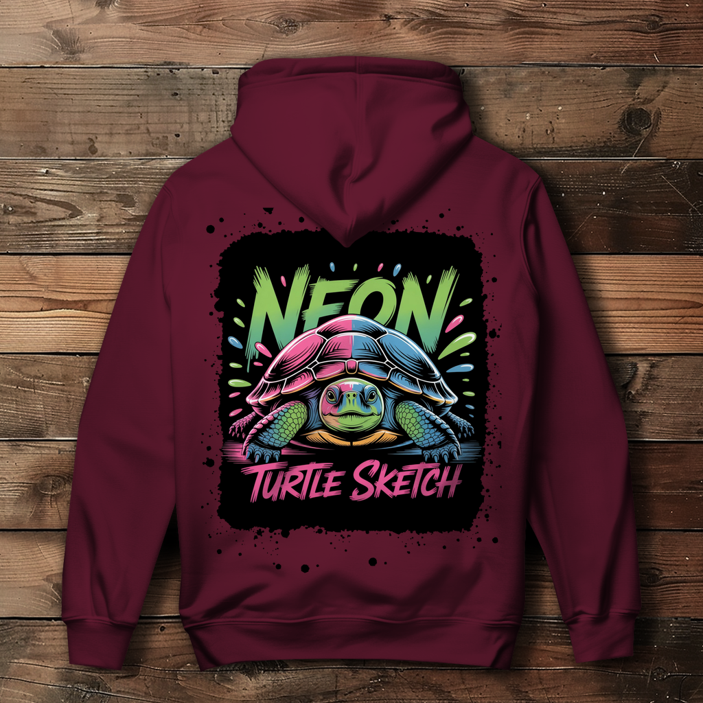 NEON TURTLE ( DTF / Hinten )
