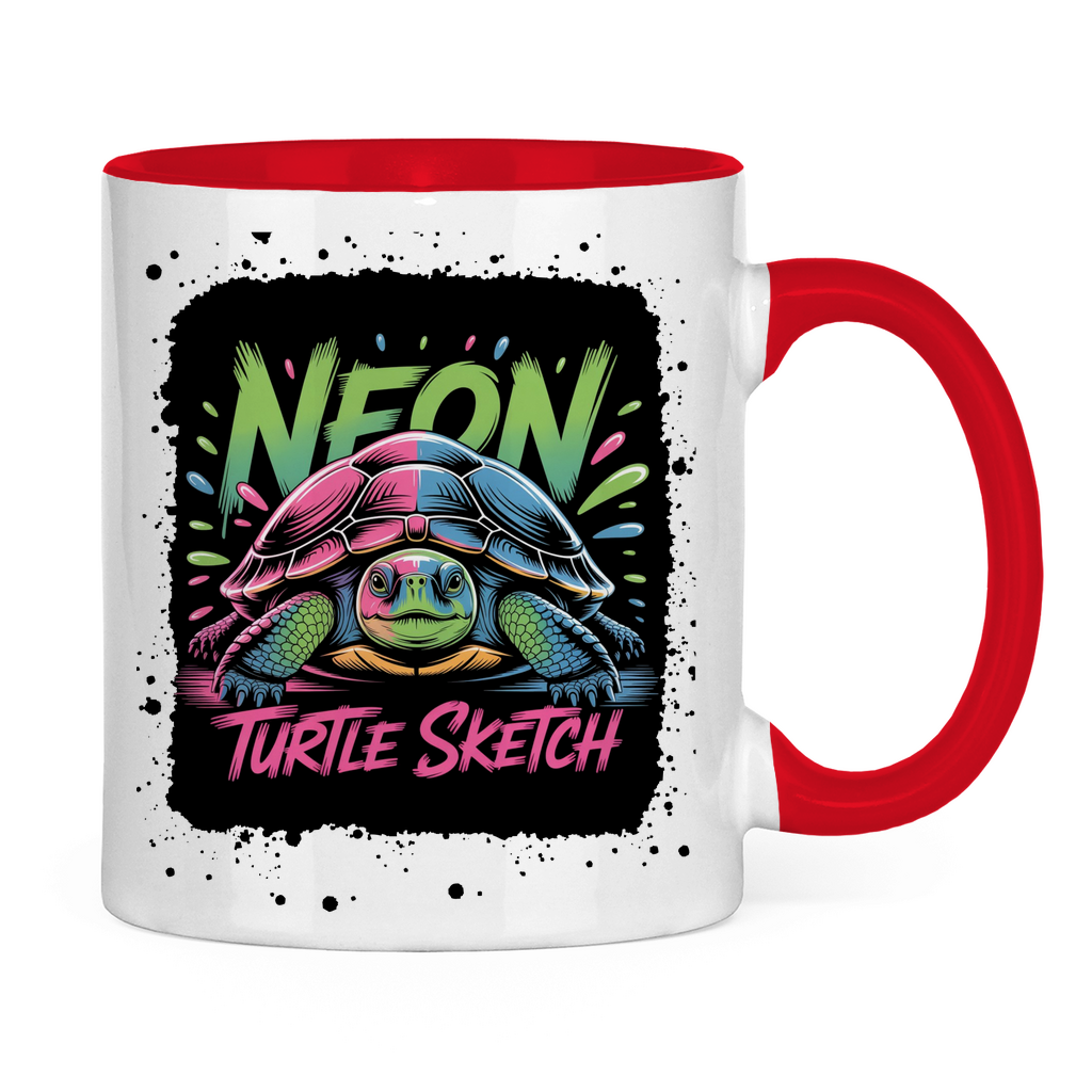 NEON TURTLE ( Vorne + Hinten )