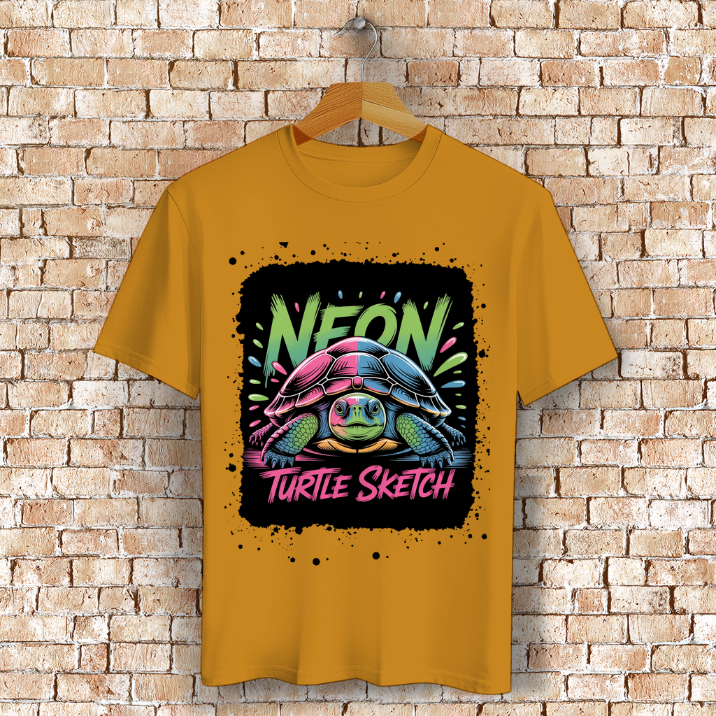 NEON TURTLE ( DTF / Vorne )