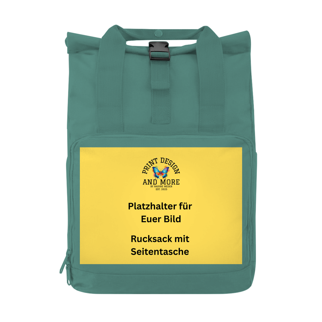 Rucksack mit Seitentasche