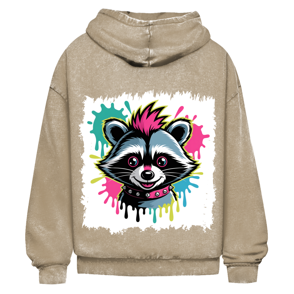 Punker Waschbär