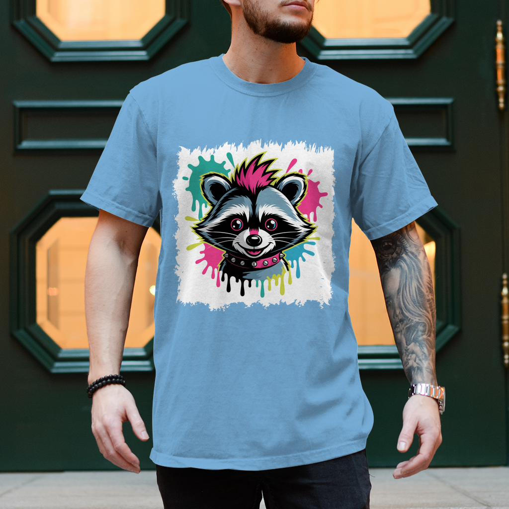 Punker Waschbär